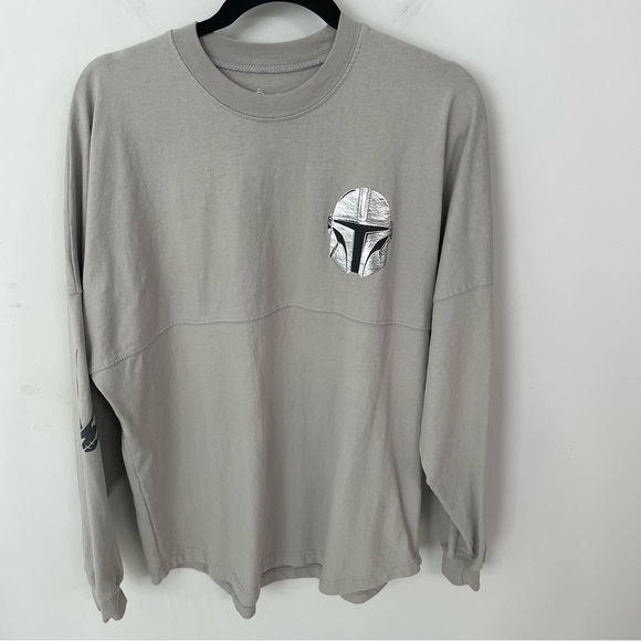 Disney Star Wars The Mandalorian Spirit Jersey Adult Unisex Medium Gray Shirt 15 - Picture 3 of 12